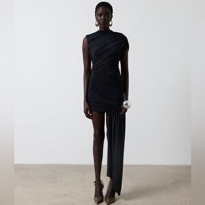 NEW: De La Vali Ravenna Mini Dress - US 4 - Black